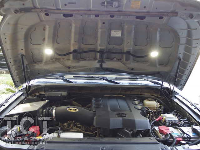 FJ Cruiser Hood Light Install